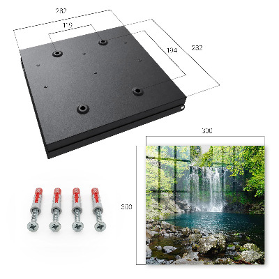 Caja para llaves diseño de cascada natural