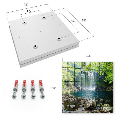 Caja para llaves diseño de cascada natural