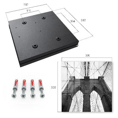 Caja para llaves diseño de puente arquitectónico