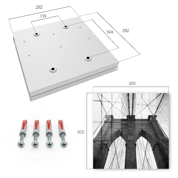 Caja para llaves diseño de puente arquitectónico