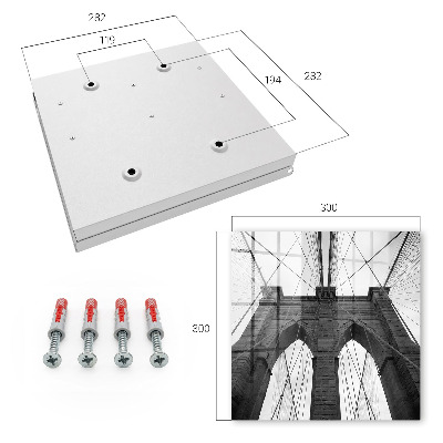 Caja para llaves diseño de puente arquitectónico