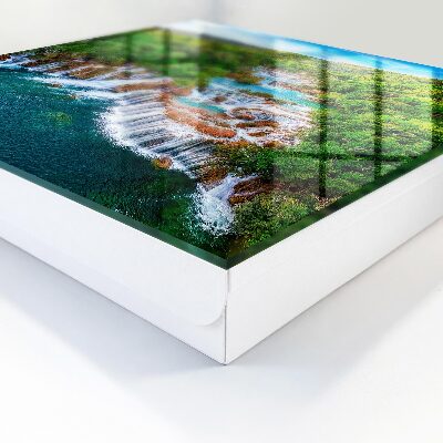 Caja para llaves con diseño de cascadas naturales