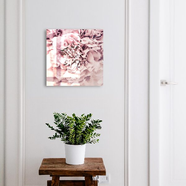 Armario para llaves con diseño de flor rosa