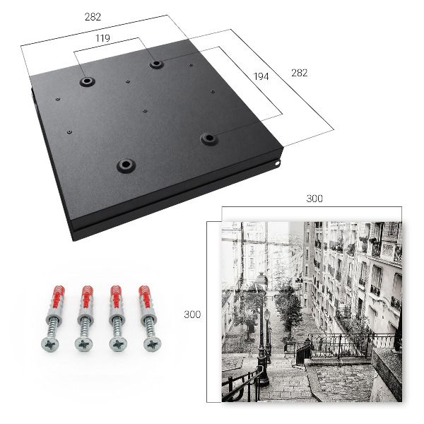Caja para llaves diseño encanto urbano