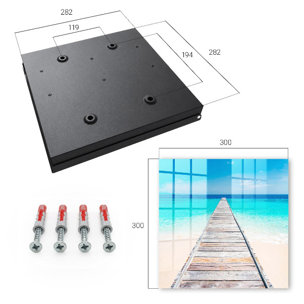 Caja para llaves diseño de puerto marítimo