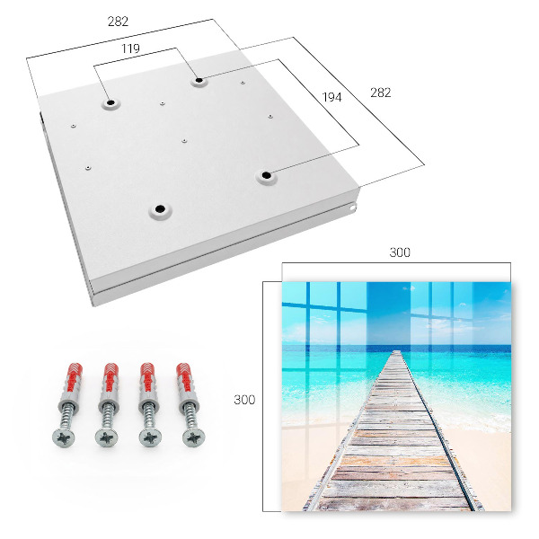 Caja para llaves diseño de puerto marítimo