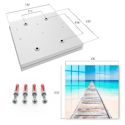 Caja para llaves diseño de puerto marítimo