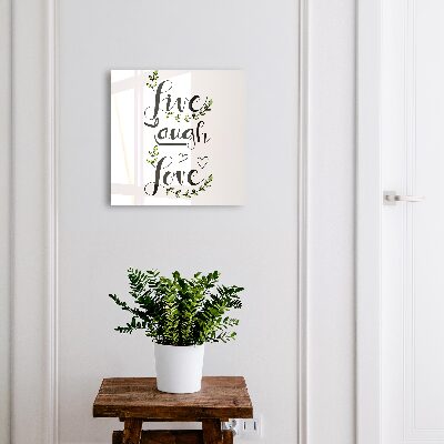 Armario para llaves con diseño de tipografía positiva