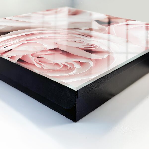 Caja para llaves de diseño con flores color pastel