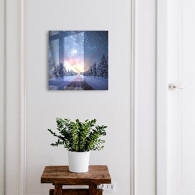 Caja para llaves diseño estrellas sobre el camino