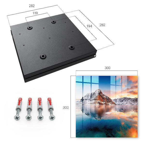 Caja para llaves diseño armonía de montaña