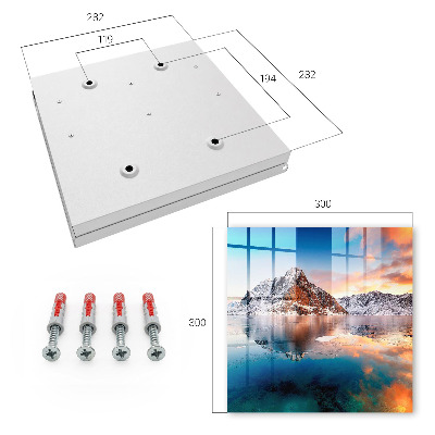 Caja para llaves diseño armonía de montaña