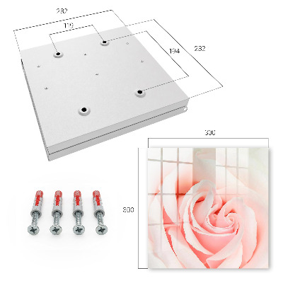 Armario para llaves diseño rosa romántica