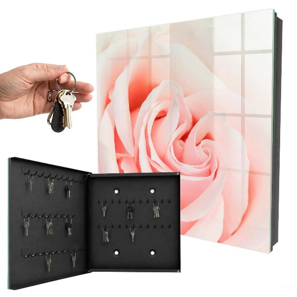 Armario para llaves diseño rosa romántica
