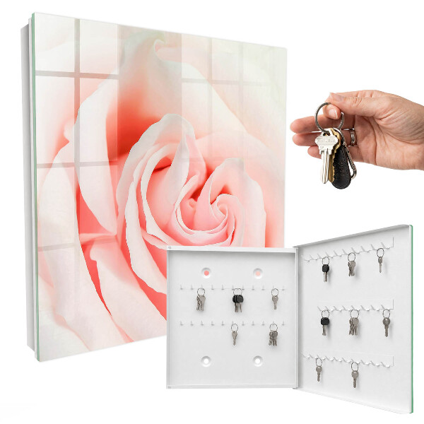 Armario para llaves diseño rosa romántica
