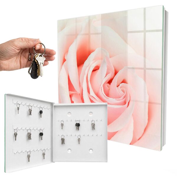 Armario para llaves diseño rosa romántica