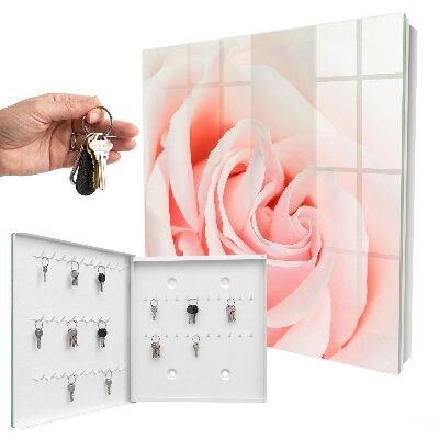 Armario para llaves diseño rosa romántica