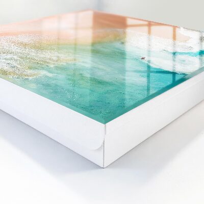 Armario para llaves diseño playa turquesa