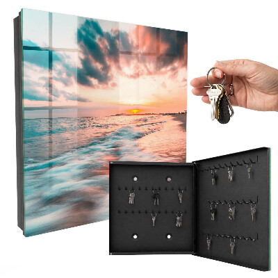 Caja para llaves diseño atardecer