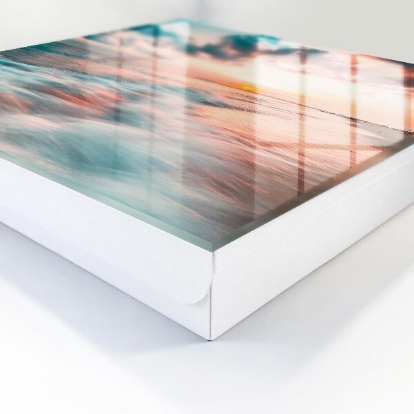 Caja para llaves diseño atardecer