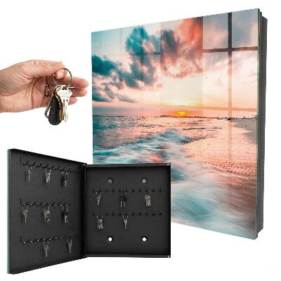 Caja para llaves diseño atardecer