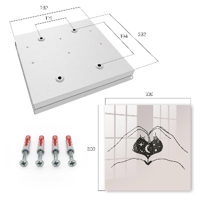 Caja para llaves diseño El cosmos del corazón
