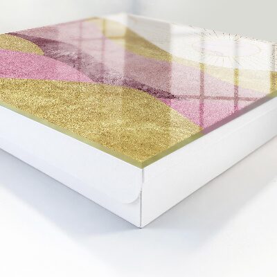 Caja para llaves con diseño de olas y rayos de sol