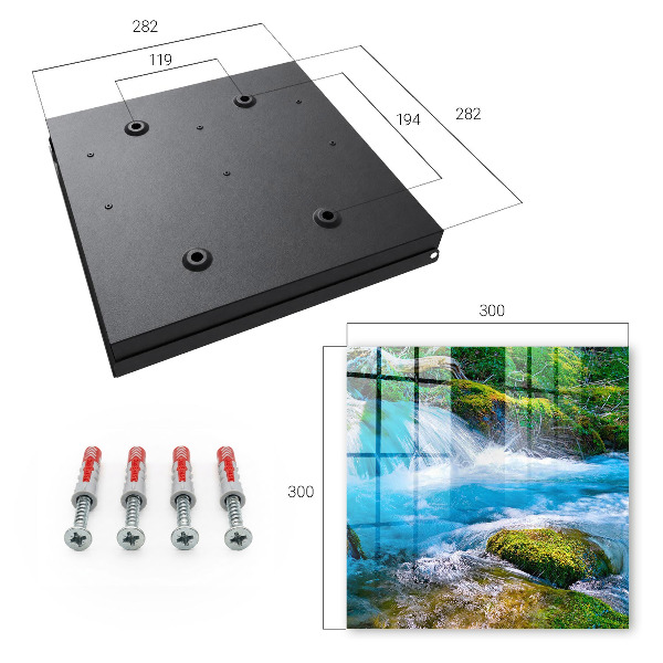 Caja para llaves diseño Un río tranquilo