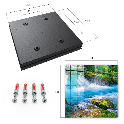 Caja para llaves diseño Un río tranquilo