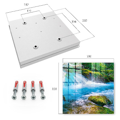 Caja para llaves diseño Un río tranquilo