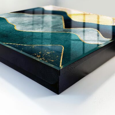 Armario para colgar llaves con diseño de abstracción de montaña