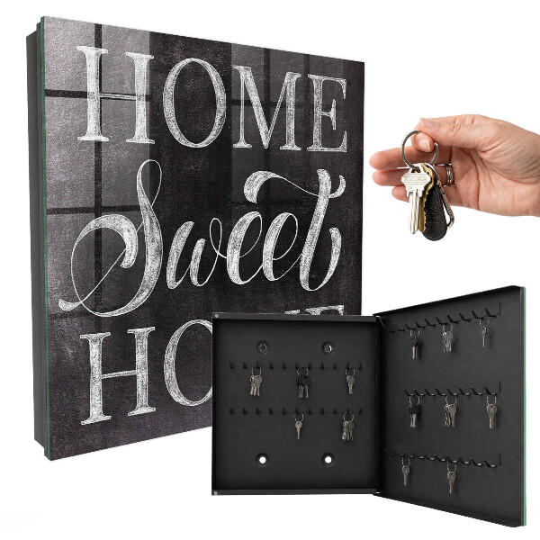 Caja para llaves diseño hogar dulce hogar