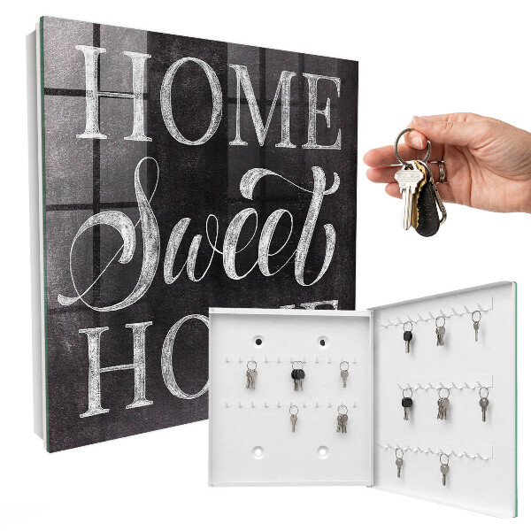 Caja para llaves diseño hogar dulce hogar