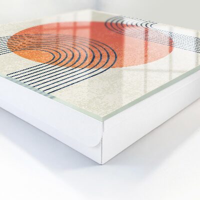 Armario para llaves con diseño de líneas geométricas