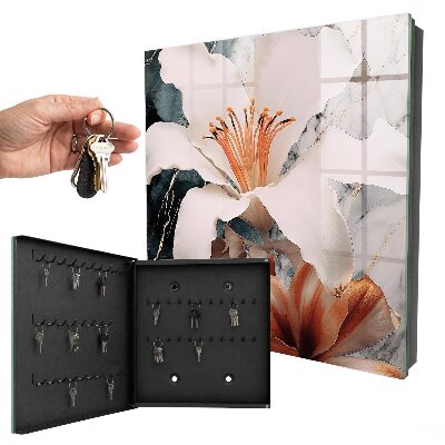 Armario para llaves con diseño de elegancia floral