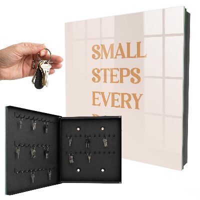 Caja para llaves con diseño motivacional diario