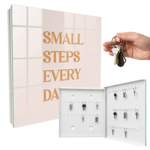 Caja para llaves con diseño motivacional diario