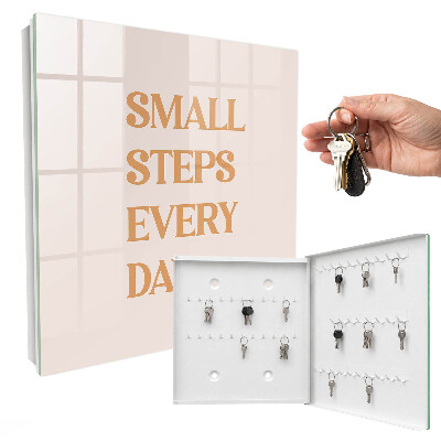 Caja para llaves con diseño motivacional diario