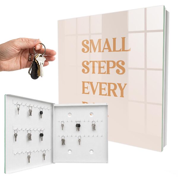 Caja para llaves con diseño motivacional diario