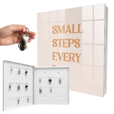 Caja para llaves con diseño motivacional diario