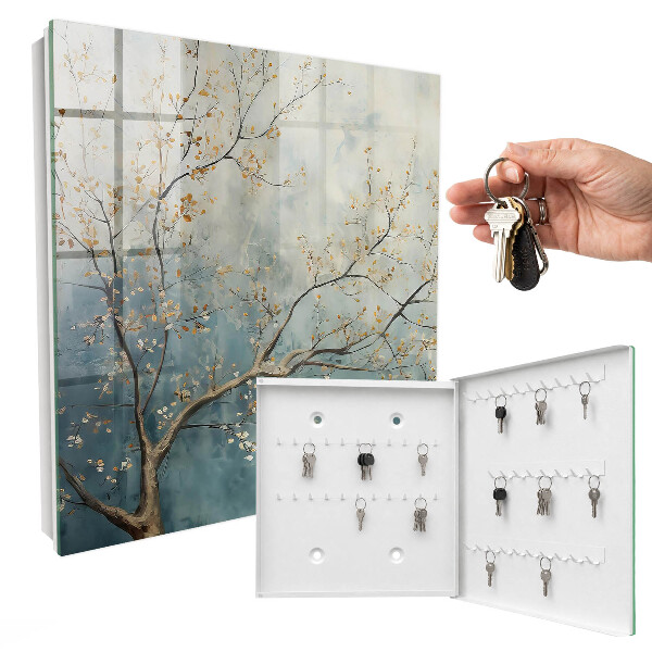 Armario para llaves diseñado con un estilo inspirado en la naturaleza