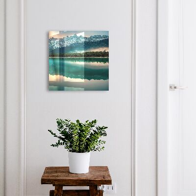 Armario para llaves diseño reflejo en las montañas