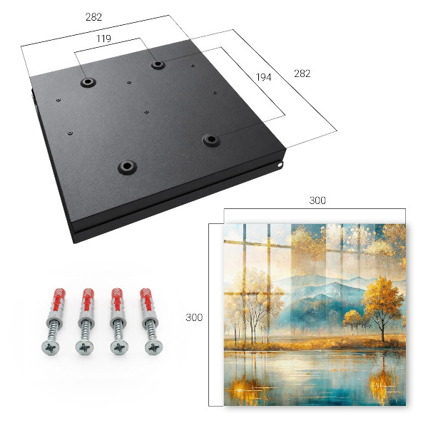 Caja para llaves diseño armonía otoñal