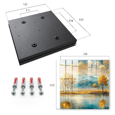 Caja para llaves diseño armonía otoñal