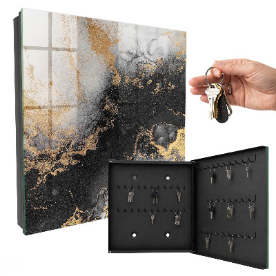 Caja para llaves de diseño en color negro