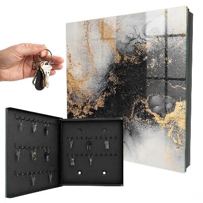 Caja para llaves de diseño en color negro