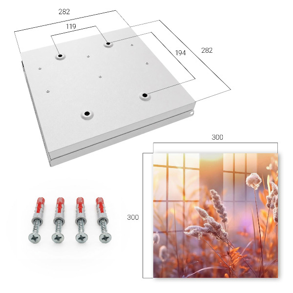 Caja para llaves diseño atardecer