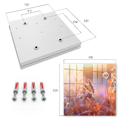 Caja para llaves diseño atardecer