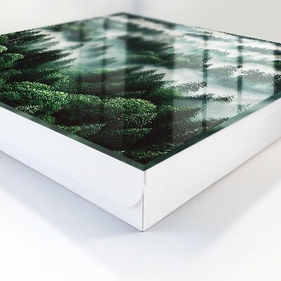 Caja para llaves diseño bosque brumoso
