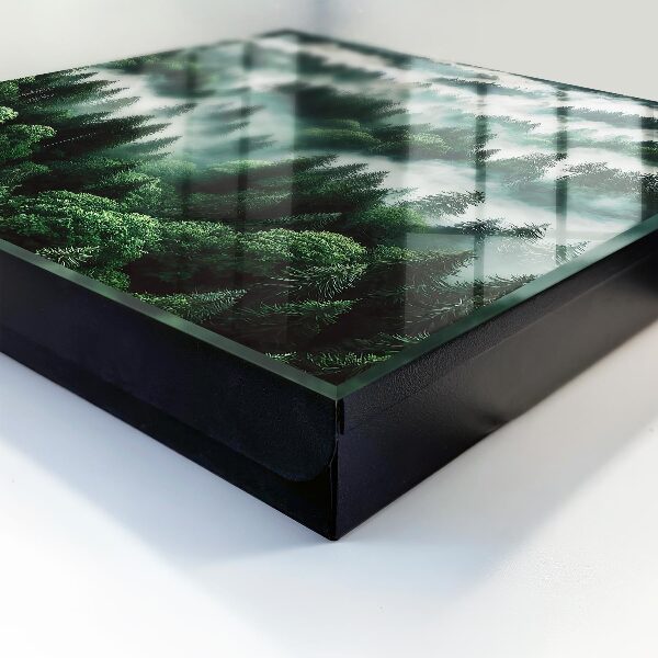 Caja para llaves diseño bosque brumoso